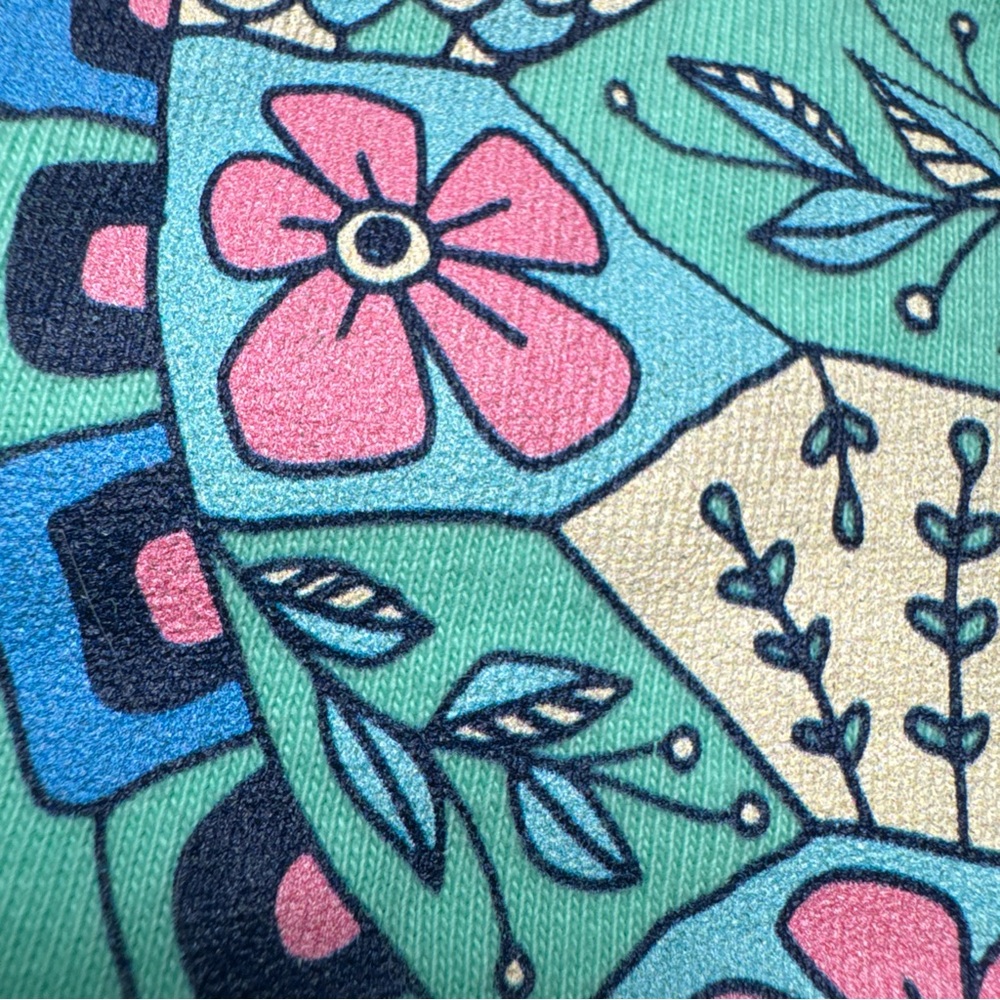 Life Is Good Sea Turtle‎ Doodles Graphic Tank Top Womens XS Just Add Water Green - Picture 7 of 11
